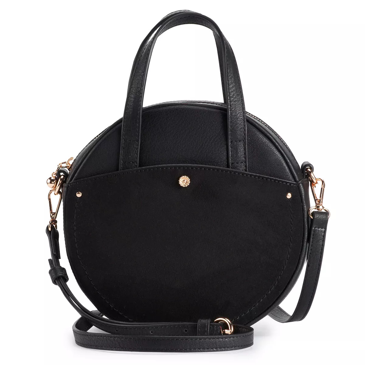 LC Lauren Conrad Lydia Round Crossbody Mini Bag
                 ... Color:
					Black | Kohl's