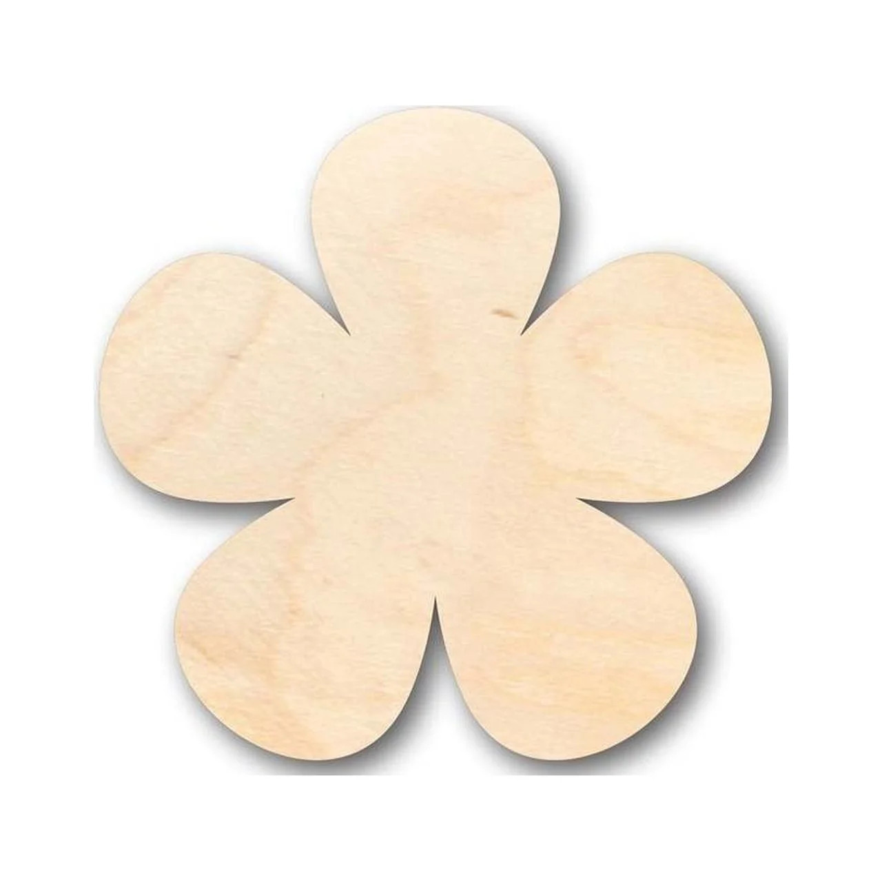 Unfinished Wood Flower Shape - Spring - Craft - up to 24" DIY 7" / 1/8" | Walmart (US)