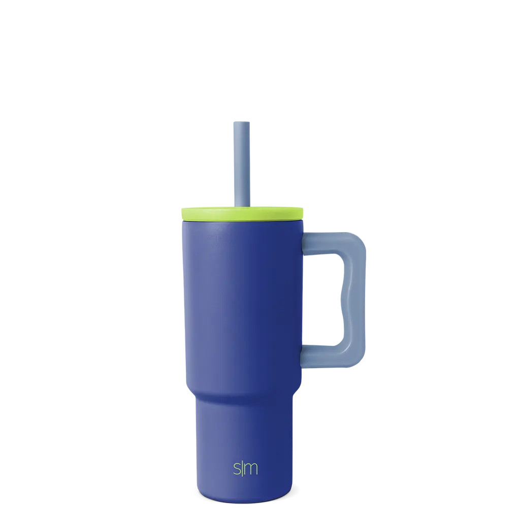 Trek Kids Tumbler with Silicone Straw Lid | Simple Modern