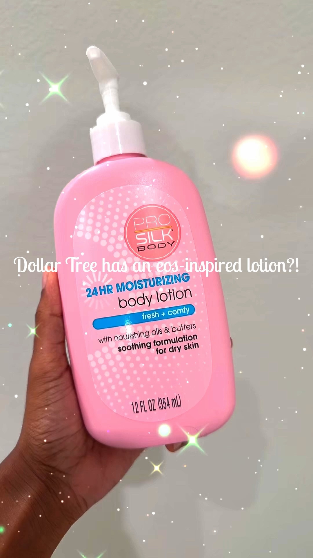 Dollar Tree really surprised me with this one 👀🩷 this lotion is giving eos-inspired vibes 

#LTKBeauty #LTKselfcare