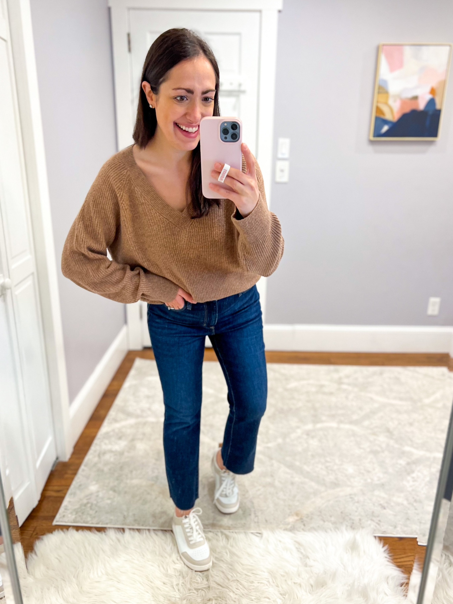 Old navy 50% off sale
Sweater: small
Jeans: 4
Sneakers: tts

#LTKstyletip #LTKsalealert #LTKSeasonal