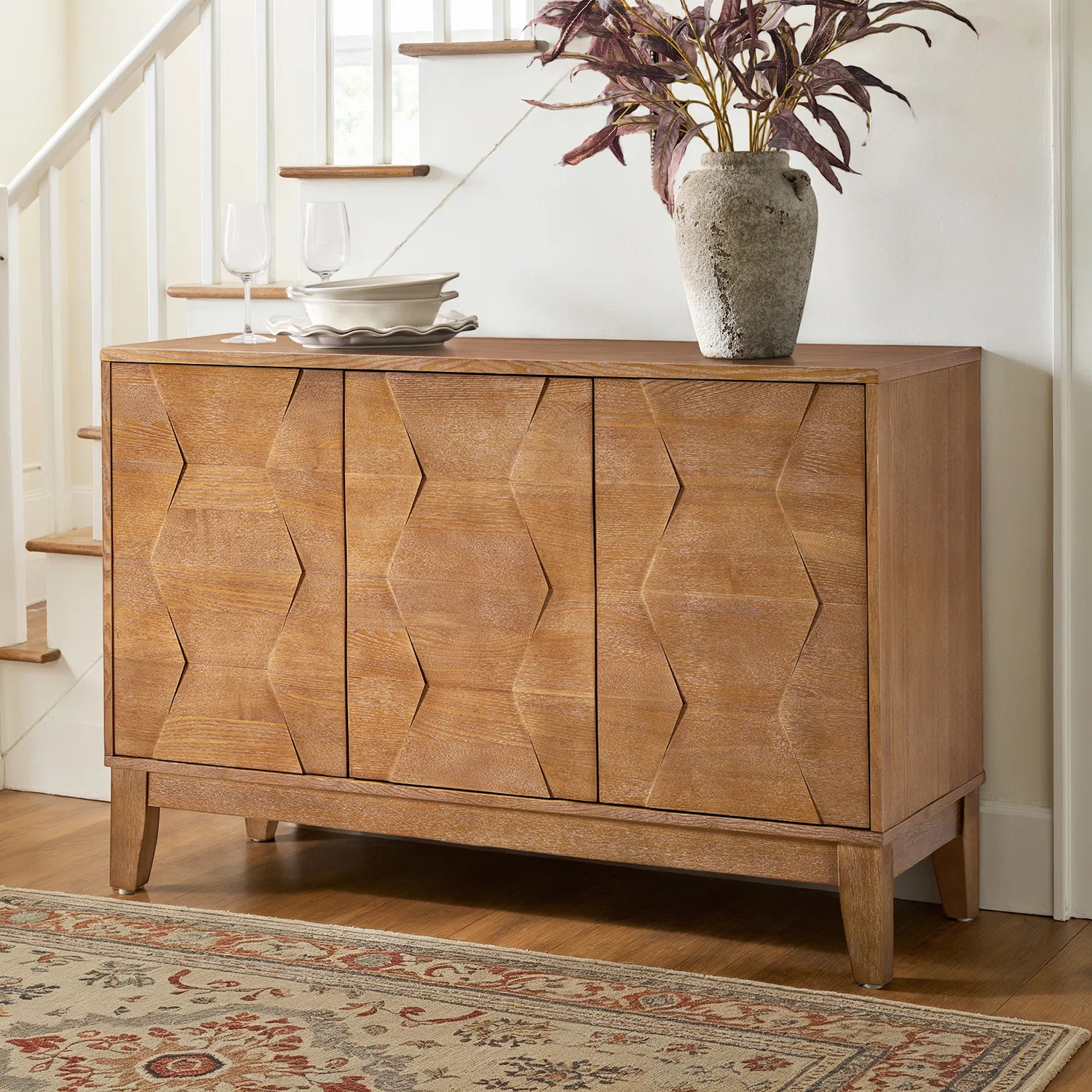 Sara Modern 45" W Sideboard with Solid Wood Legs | Wayfair North America