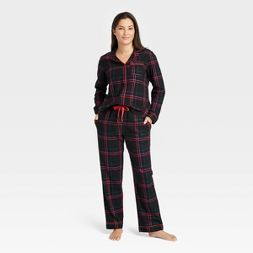 Women's Perfectly Cozy Flannel Pajama Set - Stars Above™ | Target