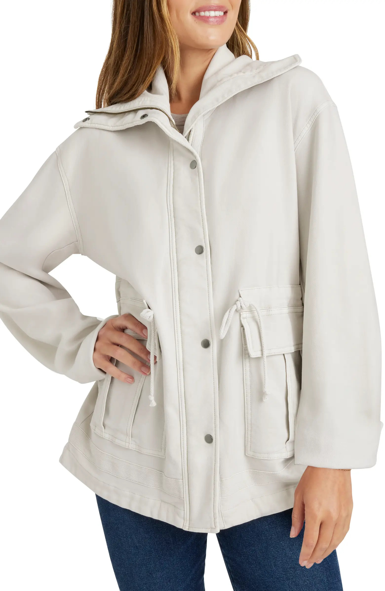 Meghan Cotton Blend Utility Jacket | Nordstrom