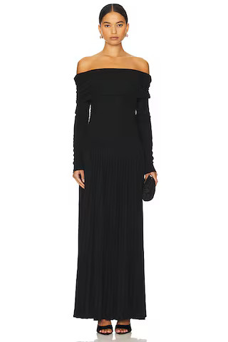 LIONESS Field Of Dreams Maxi Dress in Onyx from Revolve.com | Revolve Clothing (Global)