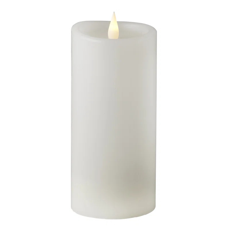 Classic Real Wax Body Flickering Flameless Battery Powered LED Pillar CandleBySymple Stuff4.6Rate... | Wayfair North America