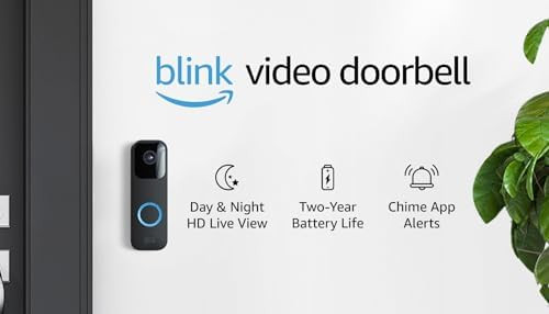 Blink Video Doorbell | Two-way audio, HD video, motion and chime app alerts and Alexa enabled —... | Amazon (US)