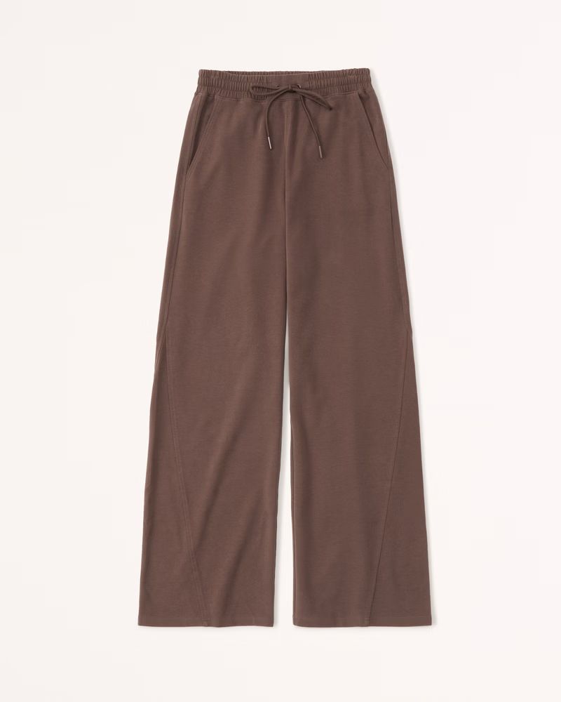 Luxe Terry Wide Leg Sweatpant | Abercrombie & Fitch (US)