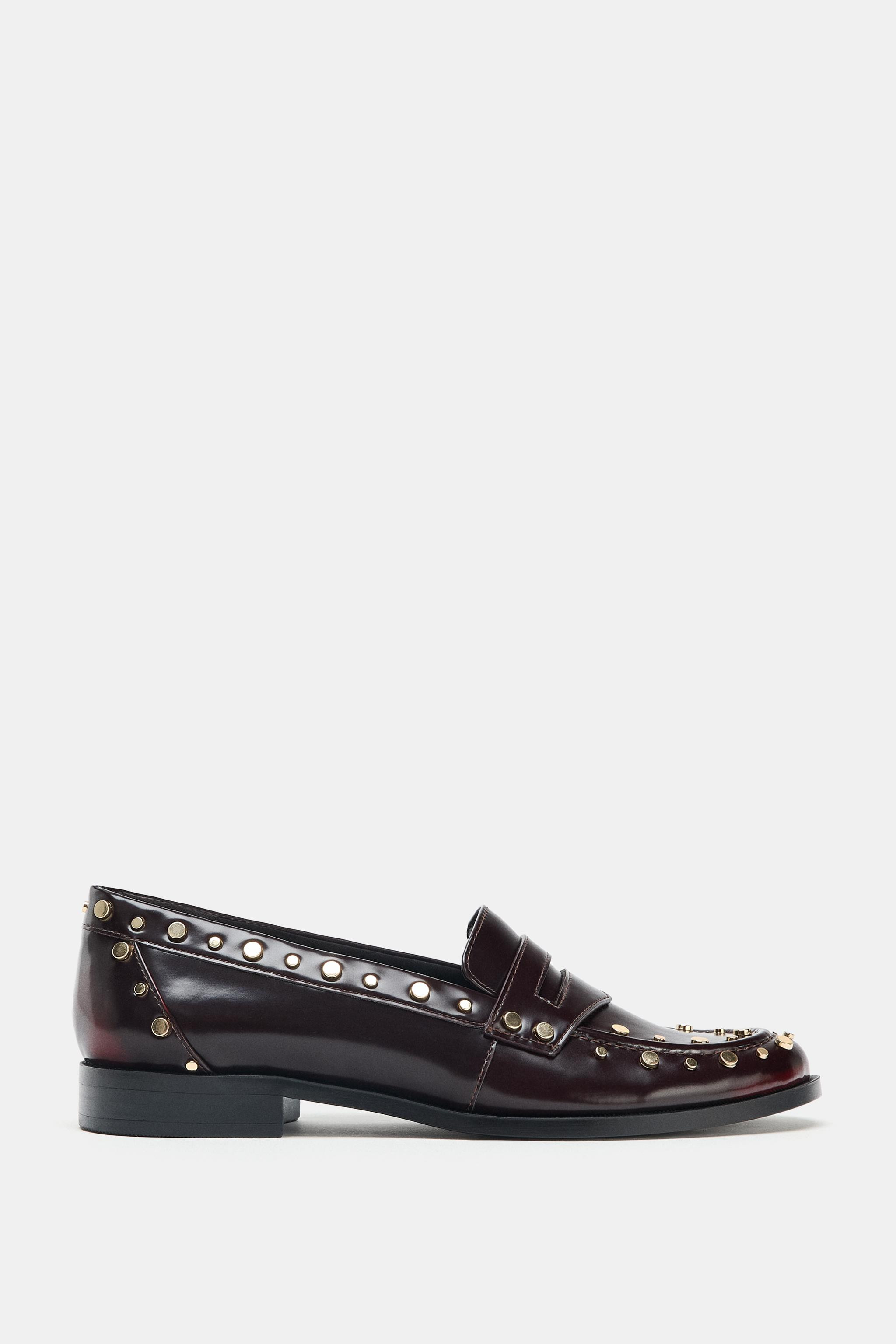 STUD DETAIL LOAFERS | Zara US