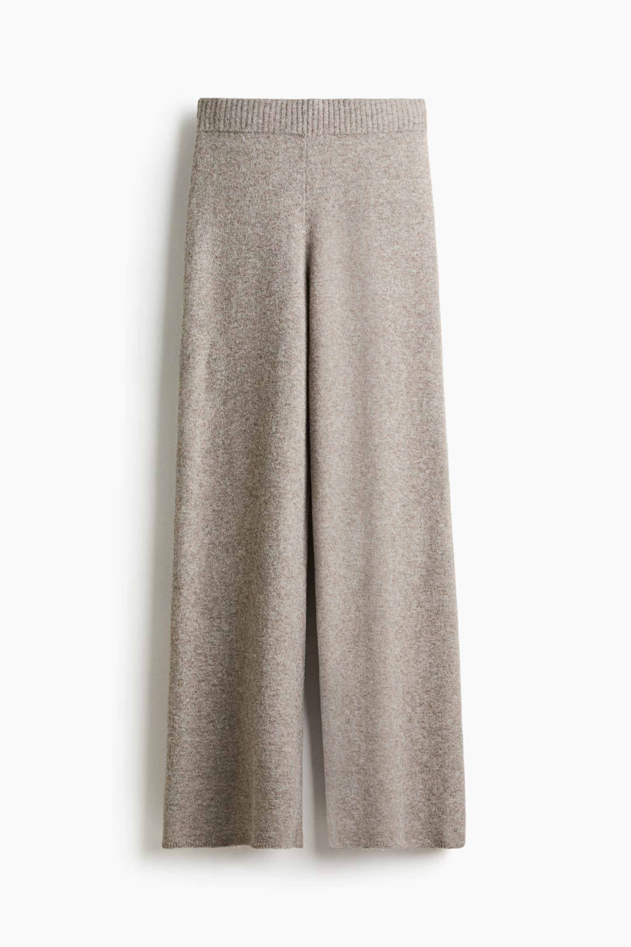 Fine-knit trousers - Beige marl - Ladies | H&M GB | H&M (UK, MY, IN, SG, PH, TW, HK)