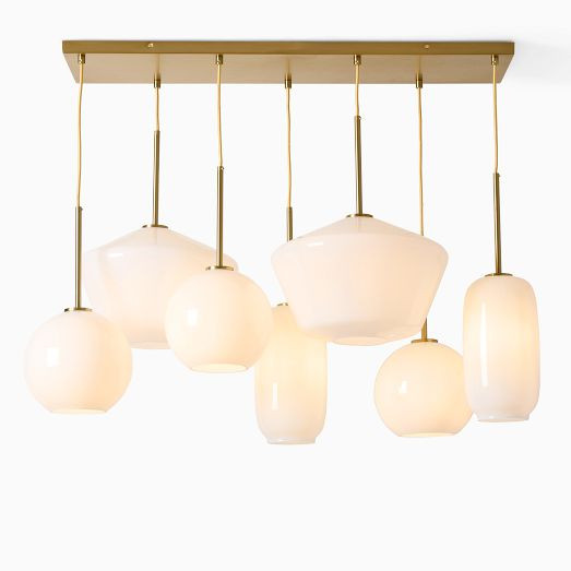 Sculptural 7-Light Multi Chandelier | West Elm (US)