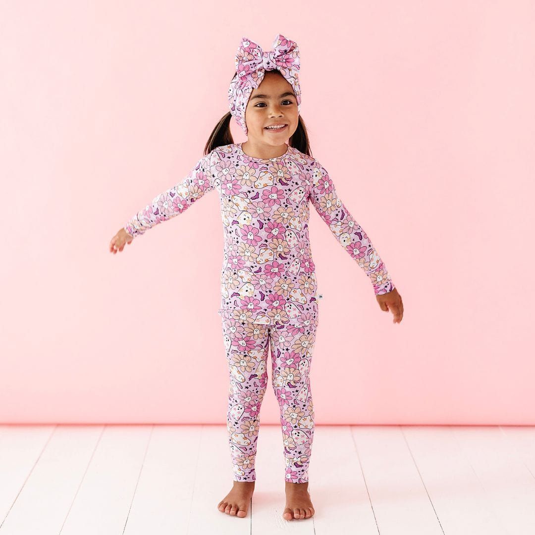 Let's BOOgie Two-Piece Pajama Set | Bums & Roses