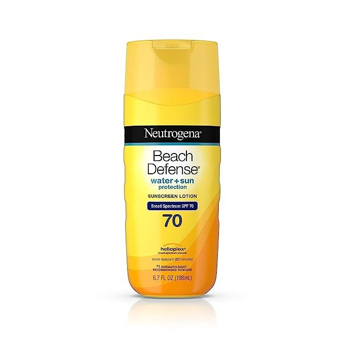 Neutrogena Beach Defense Water Resistant Sunscreen Body Lotion with Broad Spectrum SPF 70 | Amazon (US)