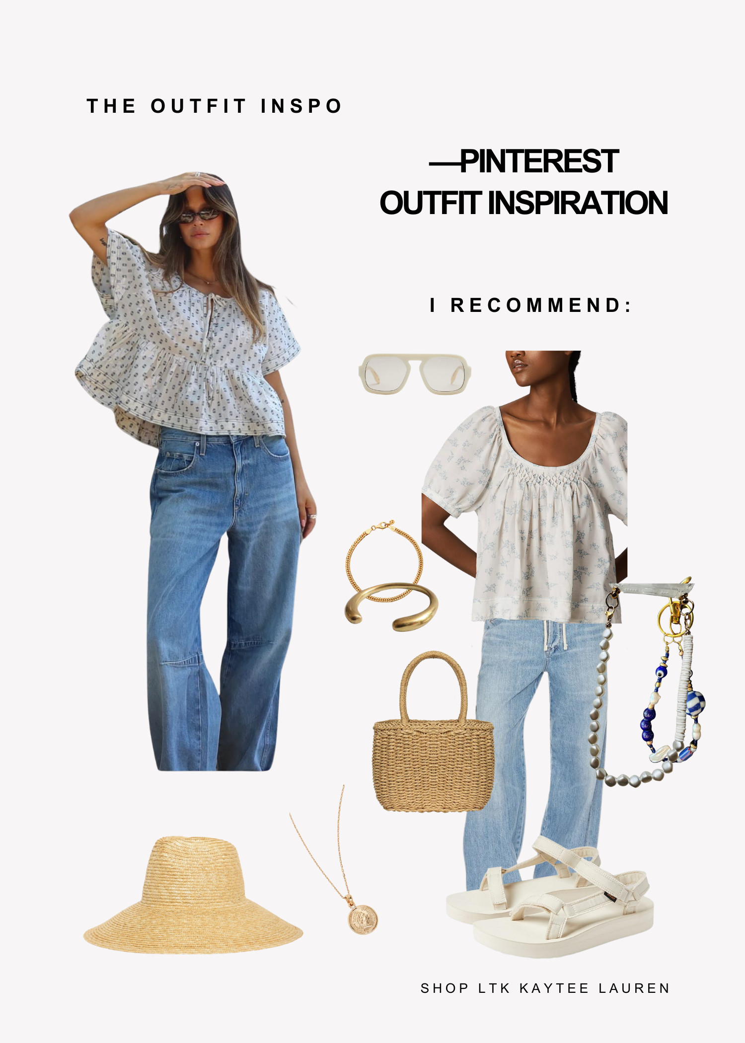 Pinterest-inspired, real-life approved. Baggy jeans, a feminine blouse, and straw textures—aka my go-to formula for effortless summer style. #pinterestrecreation #summerstyle #summeroutfitidea #momoutfitidea #coolmomoutfit #coolmomoutfitidea #summeroutfit #pintereststyle #effortlessoutfit

 

 