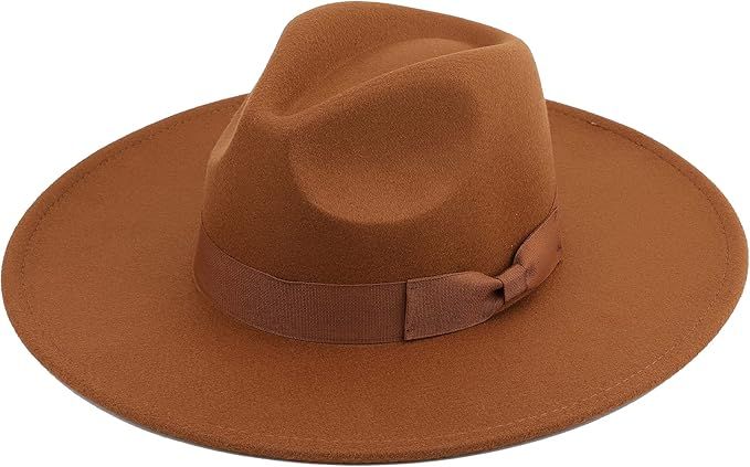 Pro Celia Big Wide Brim Women Fedora Hat | Amazon (US)