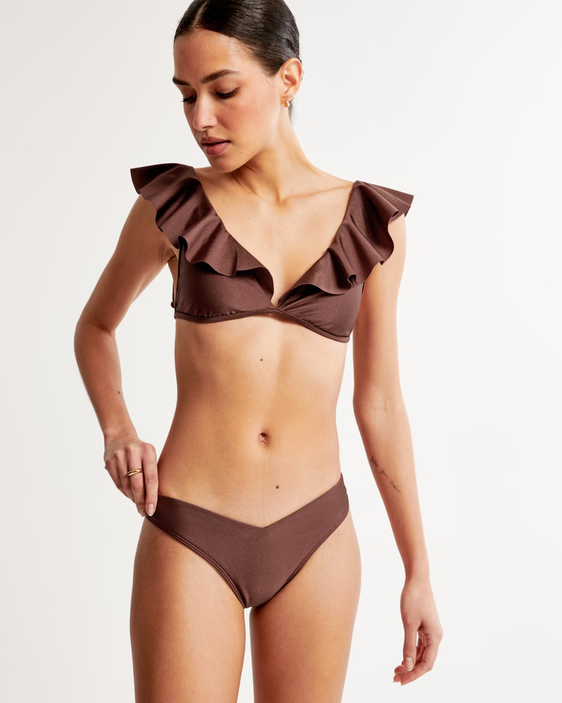 Tall-Side High-Leg Cheeky Bottom | Abercrombie & Fitch (US)