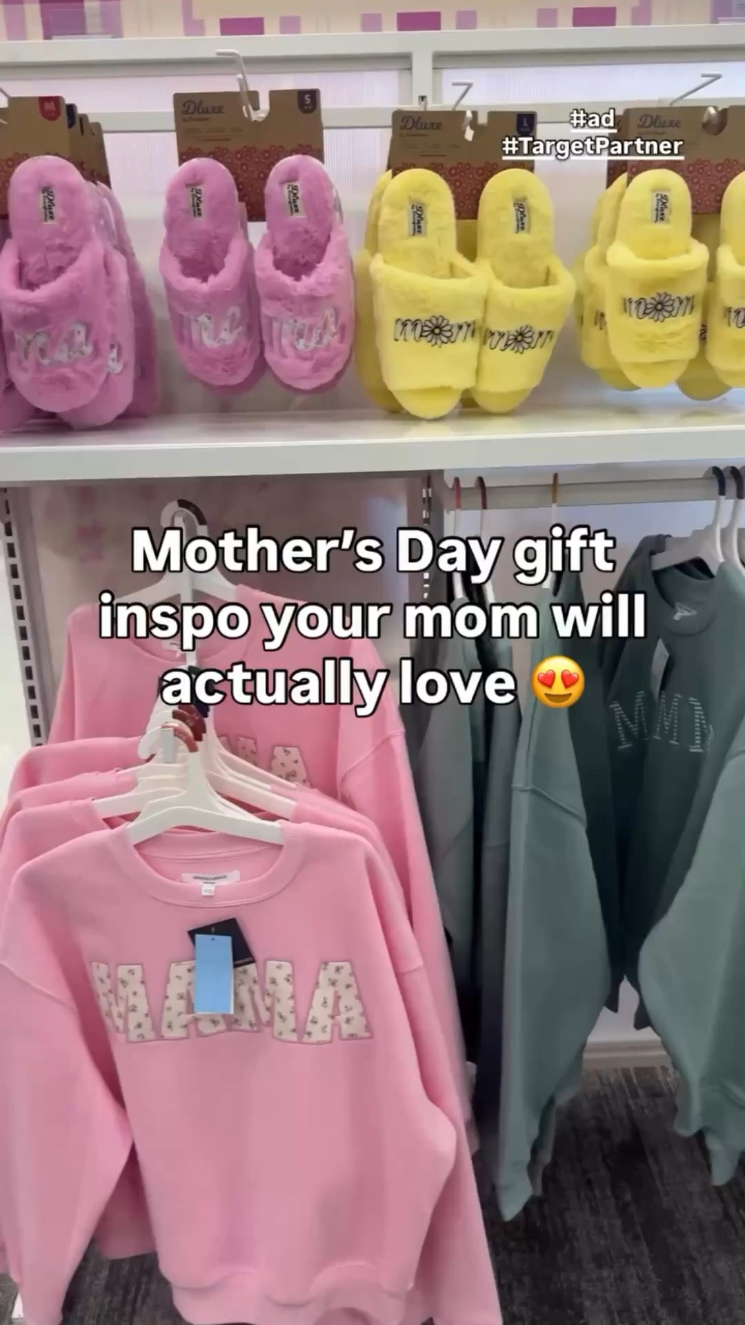 Mother’s Day is almost here and @Target has all the cozy must-haves 💖 #ClubTarget #TargetFave #TargetPartner

Soft sweatshirts, matching pajama sets, fuzzy slippers, and socks that feel like a hug, perfect for moms who deserve a little extra love this year.

Save this for Mother’s Day inspo and follow @sparklinginstyle for more Target finds and gift ideas.

#MothersDayGifts #TargetFinds CozyMomGifts MatchingPajamas FuzzySocks TargetStyle

Target Mother’s Day gifts, cozy gifts for moms, matching pajama sets Target, cute slippers Target, fuzzy socks Target, Target gift ideas