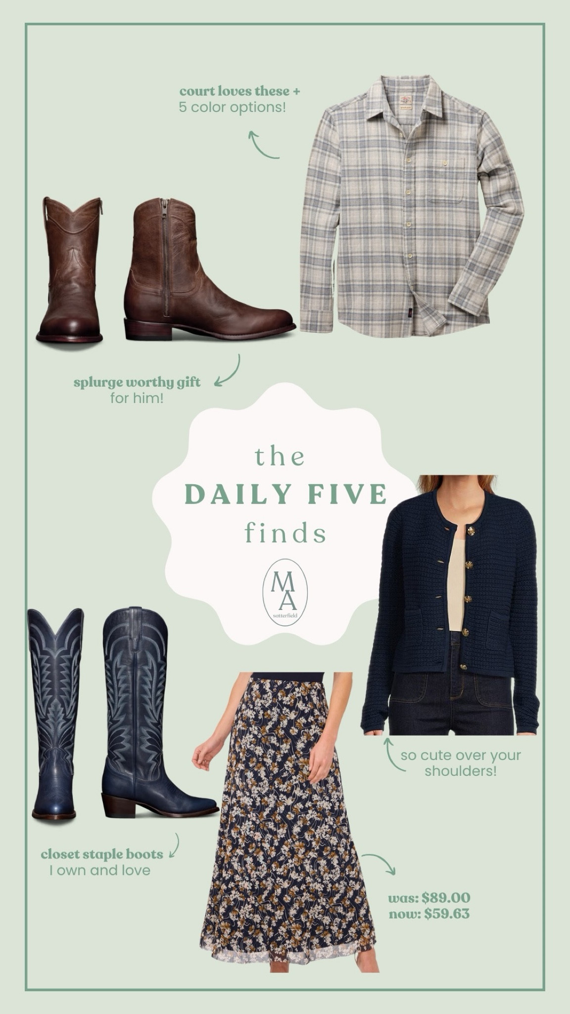 12/11 daily 5 finds! Great closet staple pieces and splurge worthy gift ideas! 

#LTKStyleTip #LTKGiftGuide #LTKHoliday