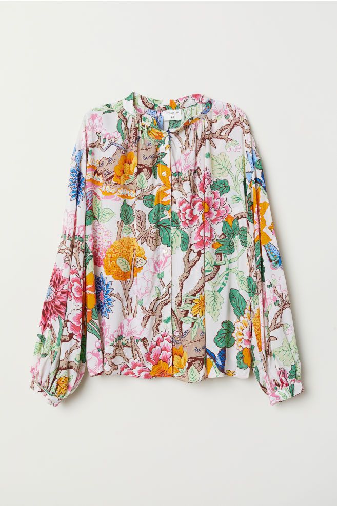 Patterned blouse | H&M (UK, MY, IN, SG, PH, TW, HK)