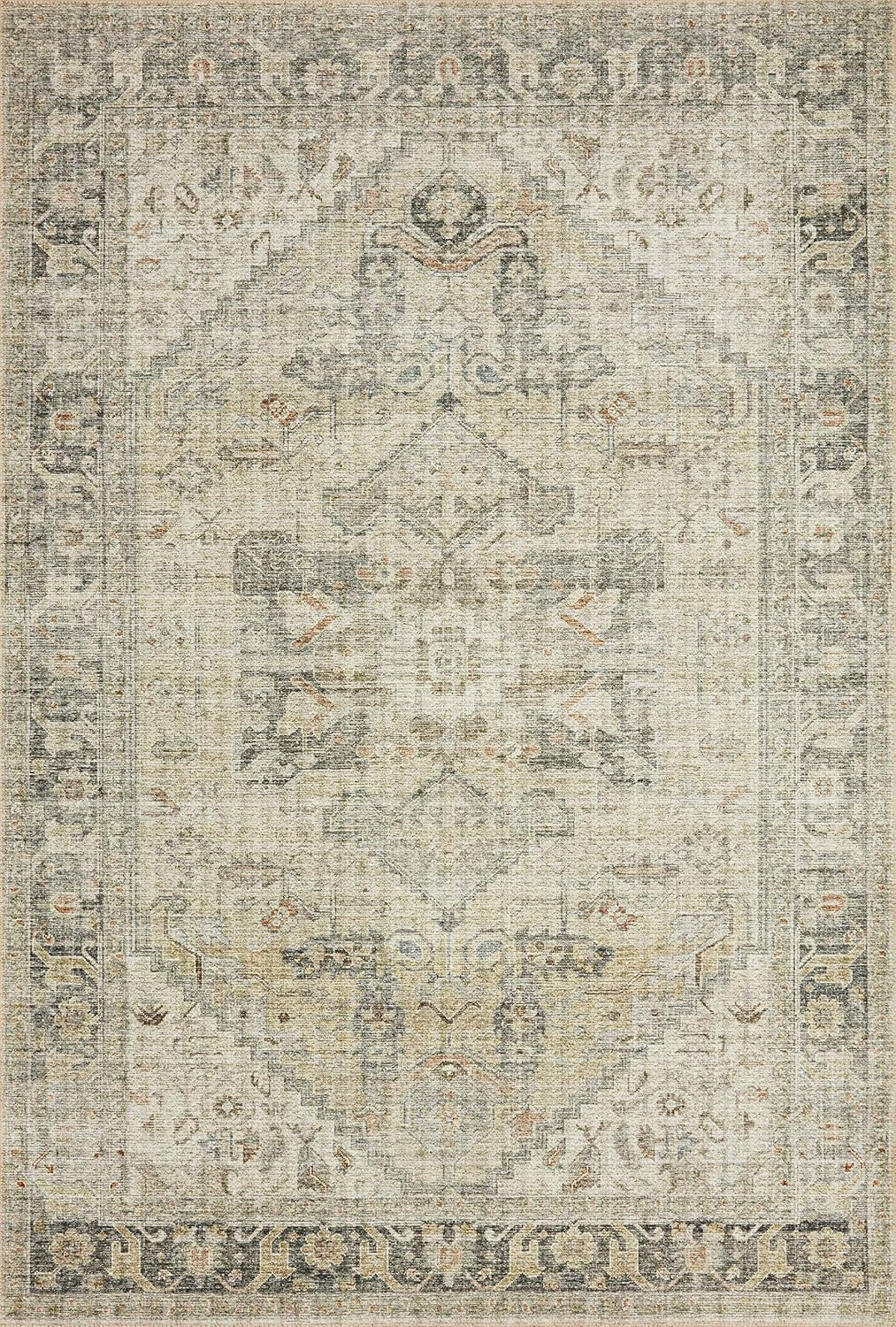Loloi II Skye Collection SKY-13 NATURAL / SAND, Traditional 5'-0" x 7'-6" Area Rug | Amazon (US)