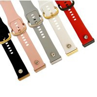 Fitbit Versa Silicone Crystal Rivet Watchband/Silver, Gold, Black, Rose Gold | Etsy (US)