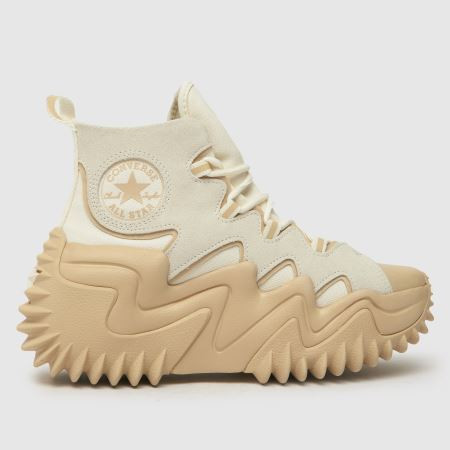 Womens White & Beige Converse Run Star Motion Cx Hi Trainers | schuh | Schuh