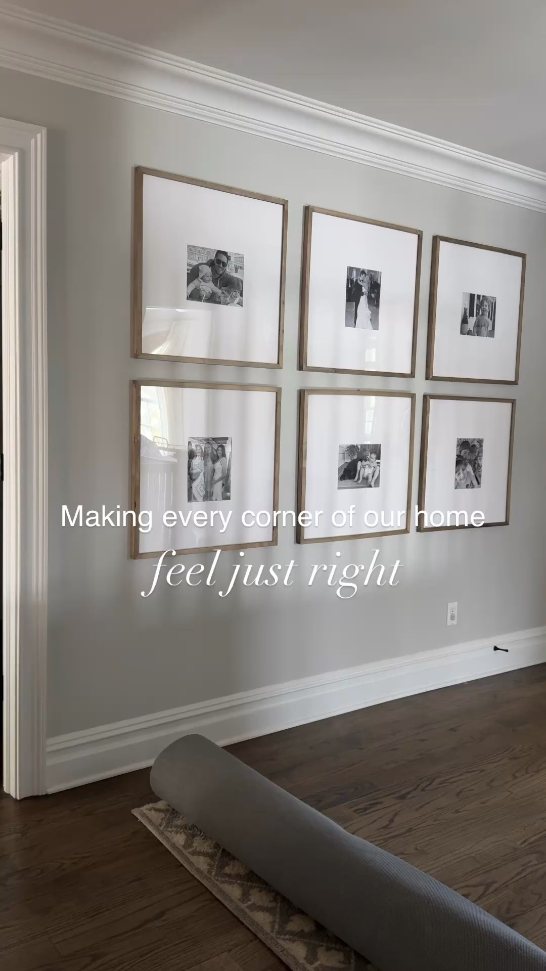 Hallway glow up! A gallery wall, comfortable spot to sit and a cute little side table can really go a long way. Linking what I can (rug is older and no longer sold)

#LTKSaleAlert #LTKSeasonal #LTKHome