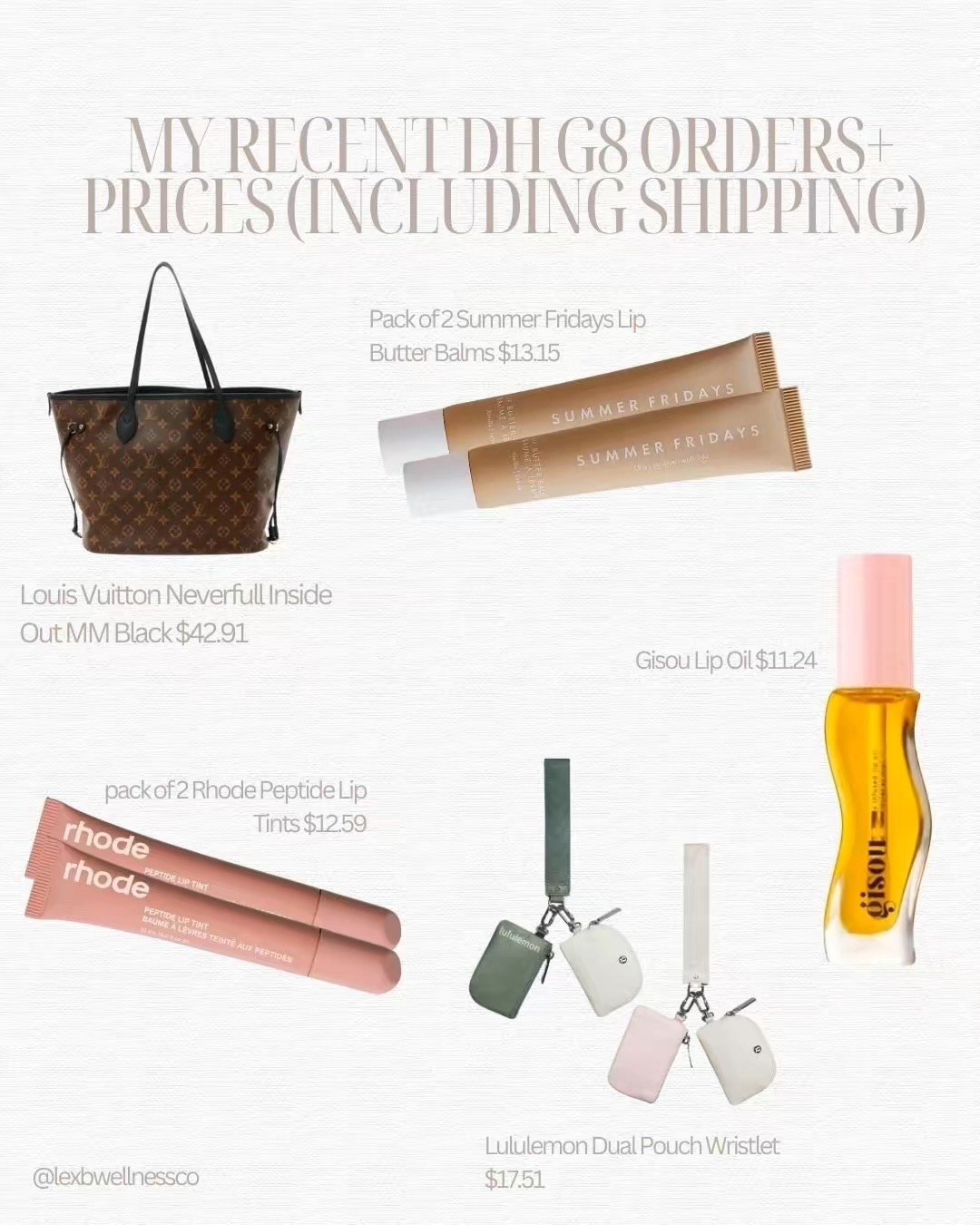 DHgate orders I’ve had for a month+ and love!! 