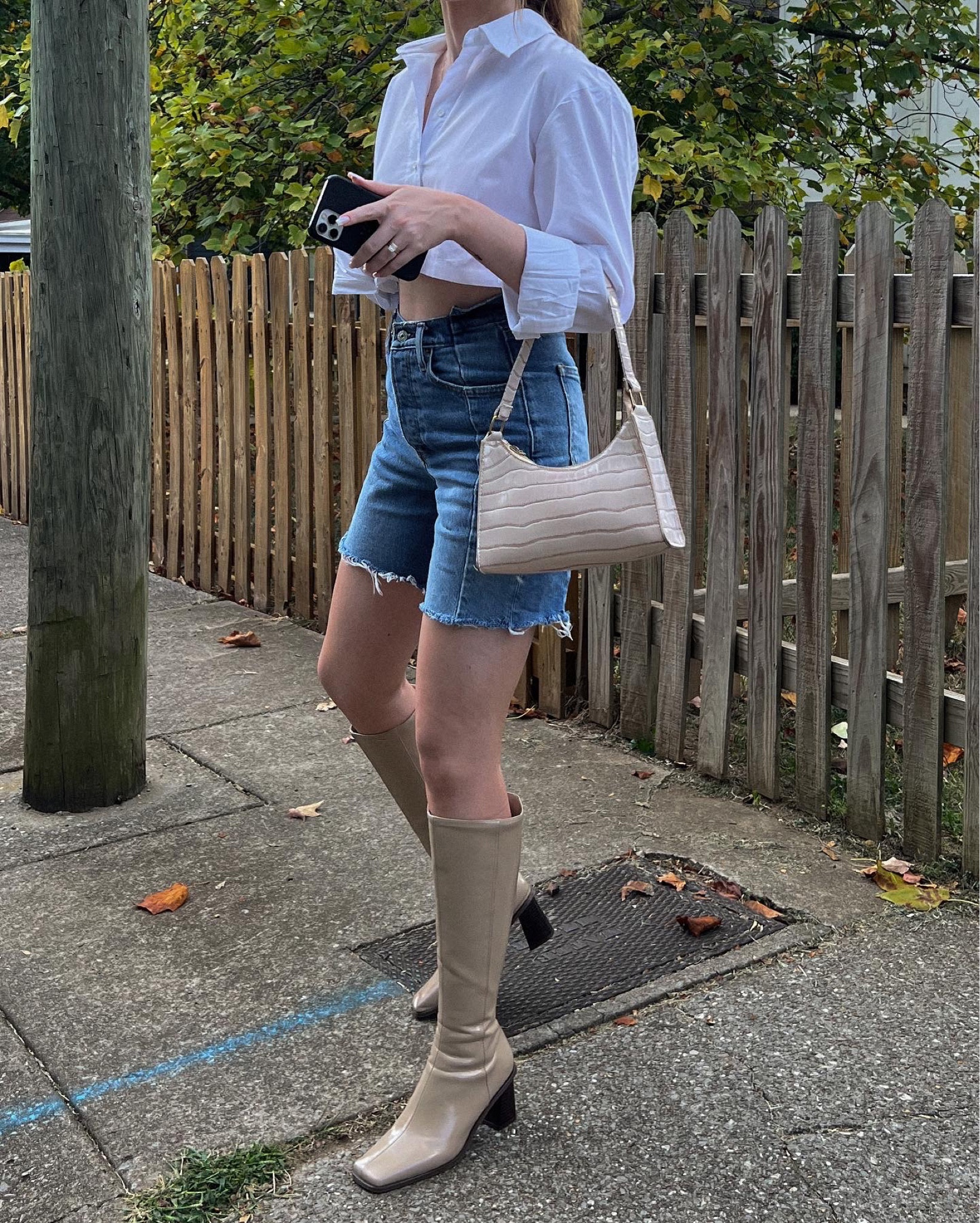 Fall fashion | white button up | knee high boots

#LTKshoecrush #LTKstyletip #LTKSeasonal