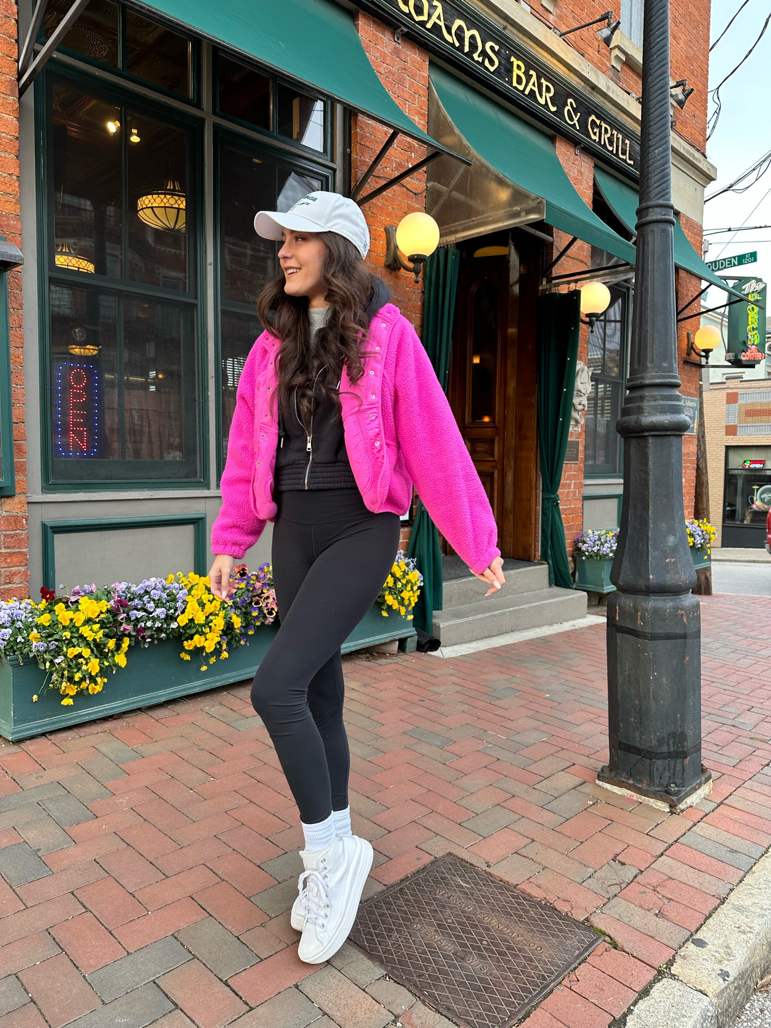 Athleisure fit

Free People Hit the Slopes jacket
Lululemon super high rise leggings size 6
Abercrombie Sunday zip up 
Platform Converse 

#LTKFind #LTKshoecrush #LTKfit