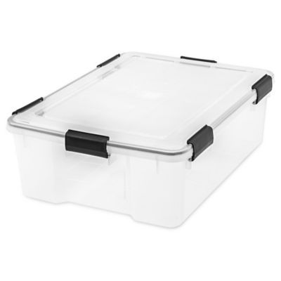 IRIS® Weathertight® 41 qt. Storage Containers (Set of 4) | buybuy BABY