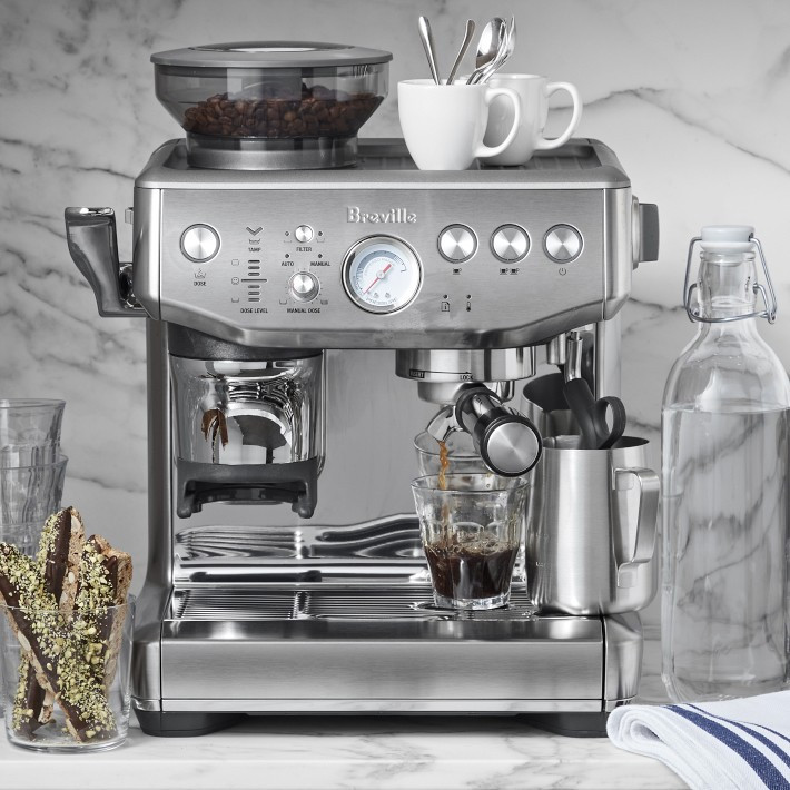 Breville Barista Express Impress Espresso Machine | Williams-Sonoma