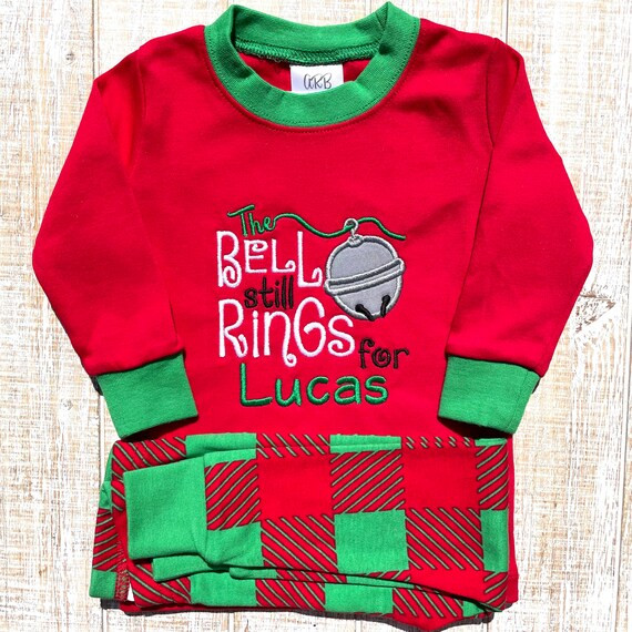 Christmas the Bell Still Rings for Embroidered Pajamas-unisex - Etsy | Etsy (US)