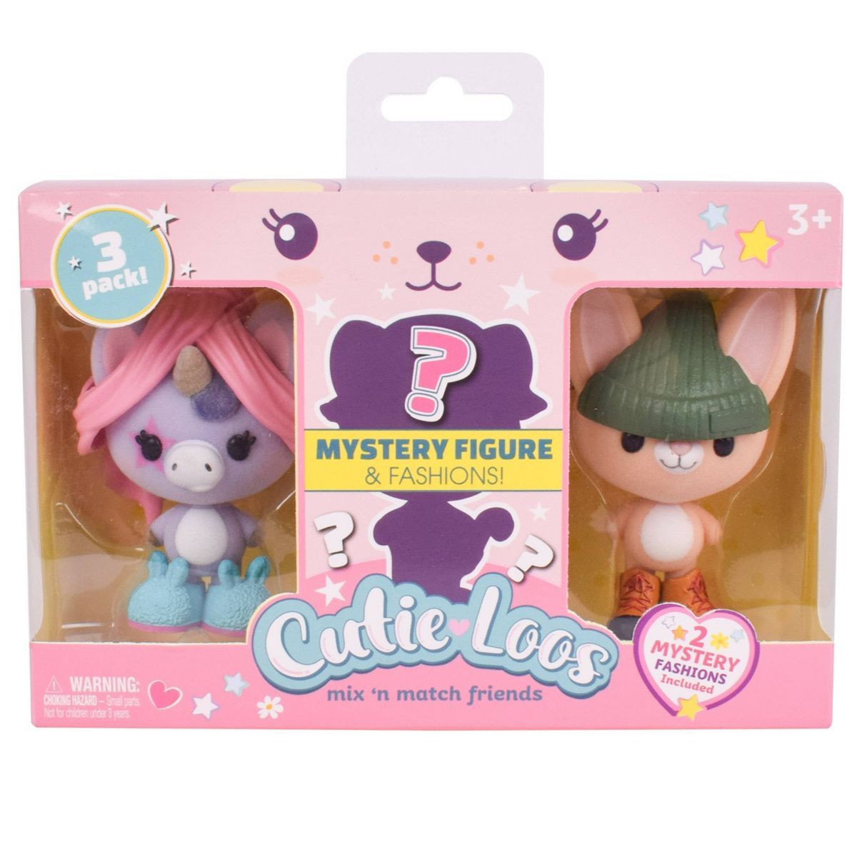 Cutie Loos 3pk – Includes 1 Mystery Figure, 2 Additional Flocked Dolls and 6 Fashion Accessorie... | Target