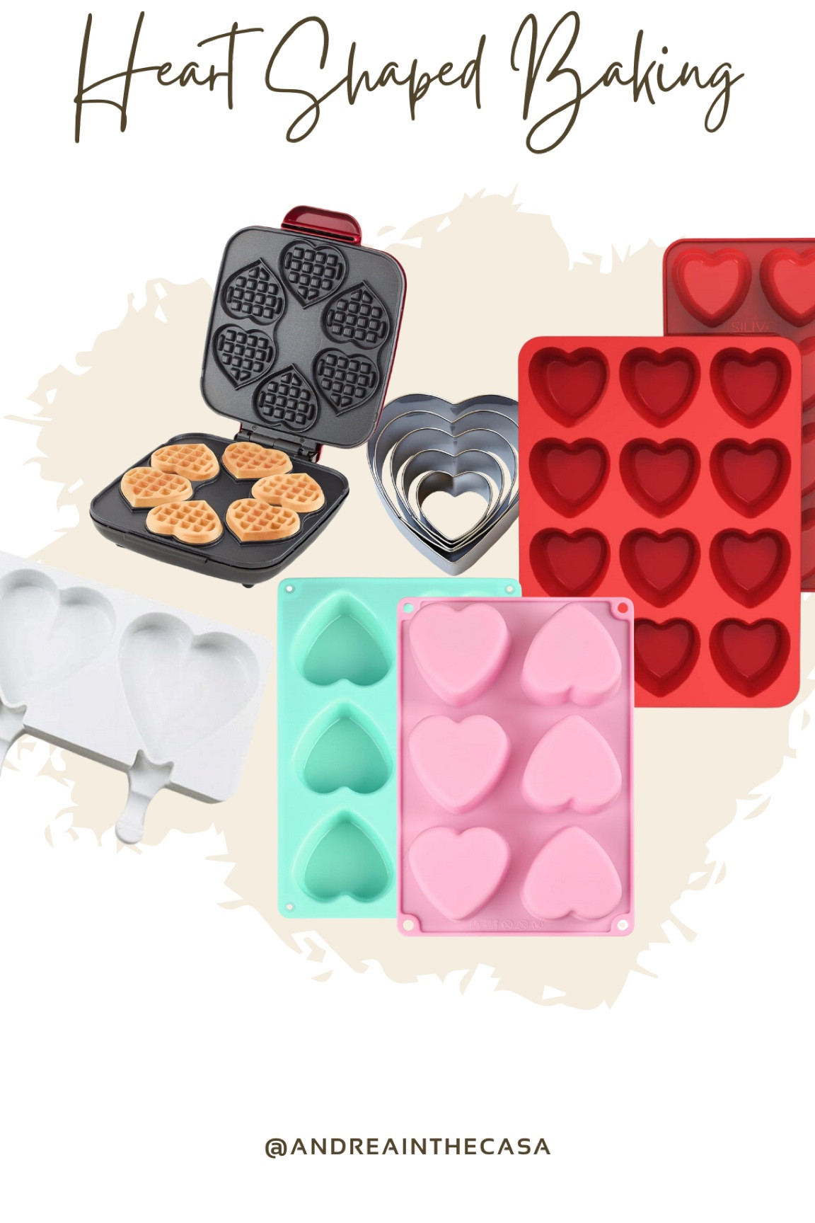Only a few pieces gives you endless possibilities when it comes to baking and cooking up seasonal treats! I have 1-2 molds, a small waffle maker, and cookie cutters! That’s it! 💕 

#LTKHome #LTKSeasonal