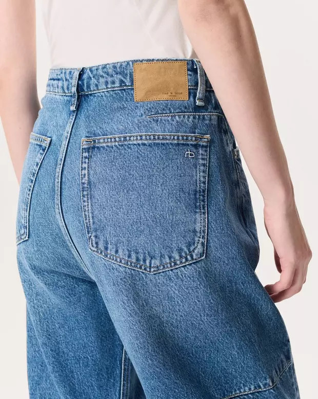 Charlie Ankle-Length Barrel Jeans | rag & bone