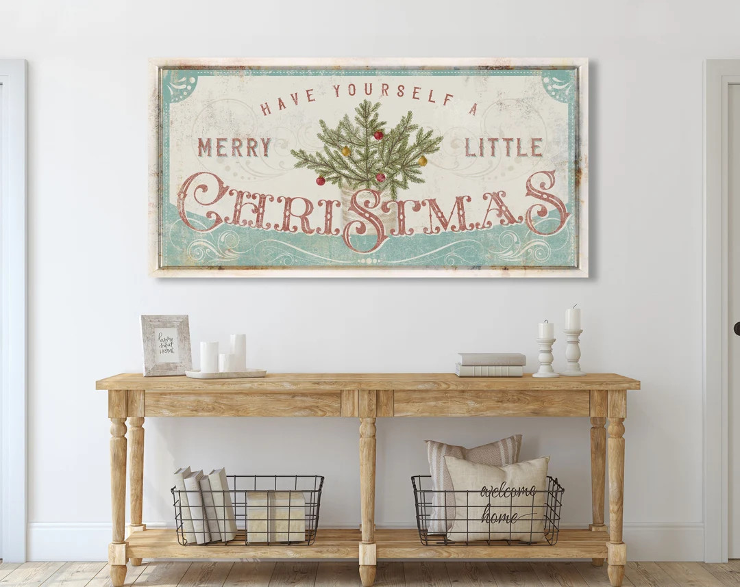 Have Yourself A Merry Little Christmas Winter White French - Etsy | Etsy (US)