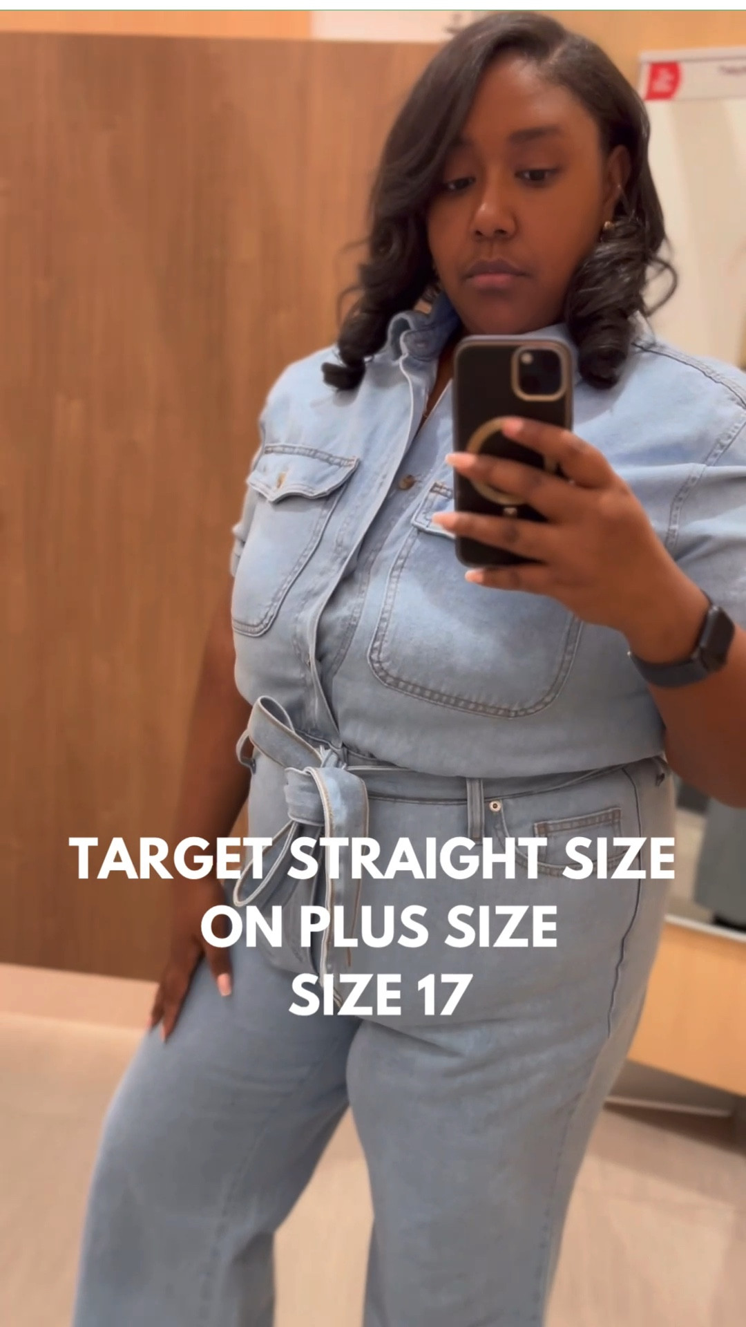 First time venturing in the Target straight size section! I am currently a size 18/20 so today I gave straightsize 17 a try! Tell me what you think? Would you rock this jean jumpsuit? 

#LTKplussize #LTKmidsize #LTKVideo