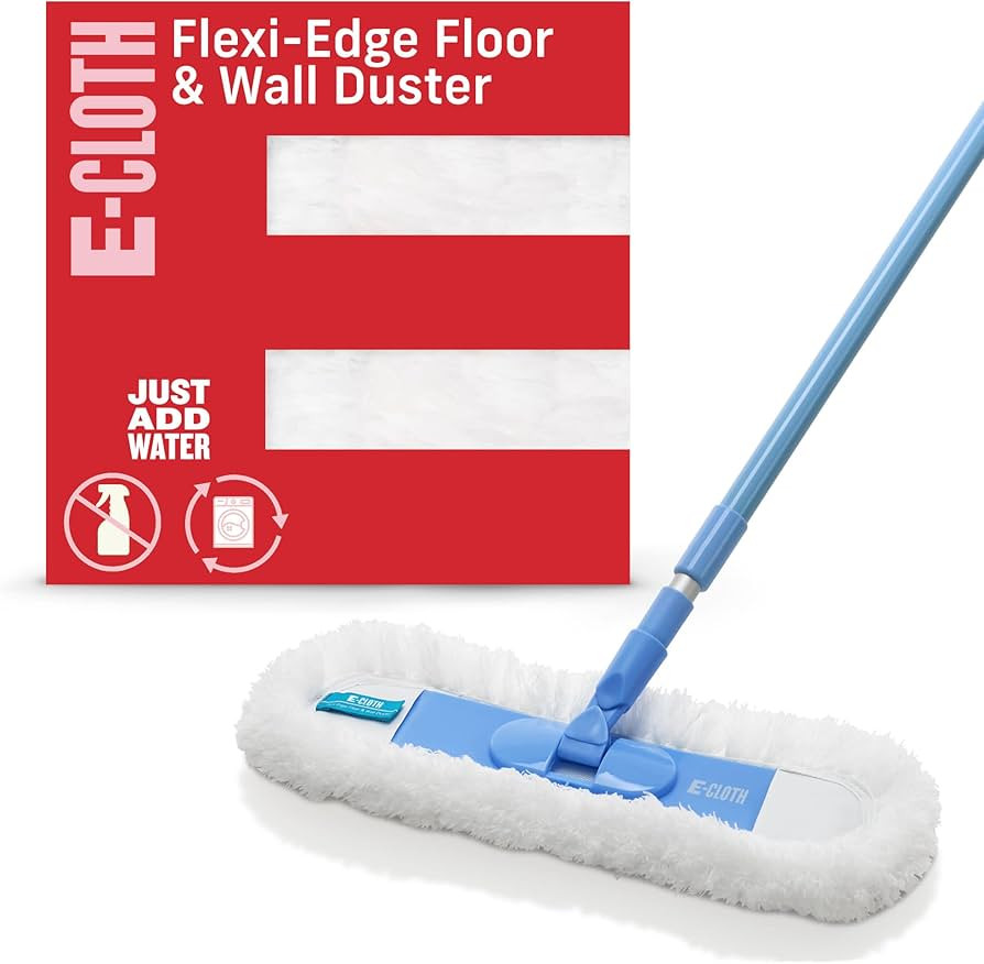 E-Cloth Flexi-Edge Floor & Wall Duster, Reusable Dusting Mop for Floor Cleaning, Floor Cleaner Id... | Amazon (US)