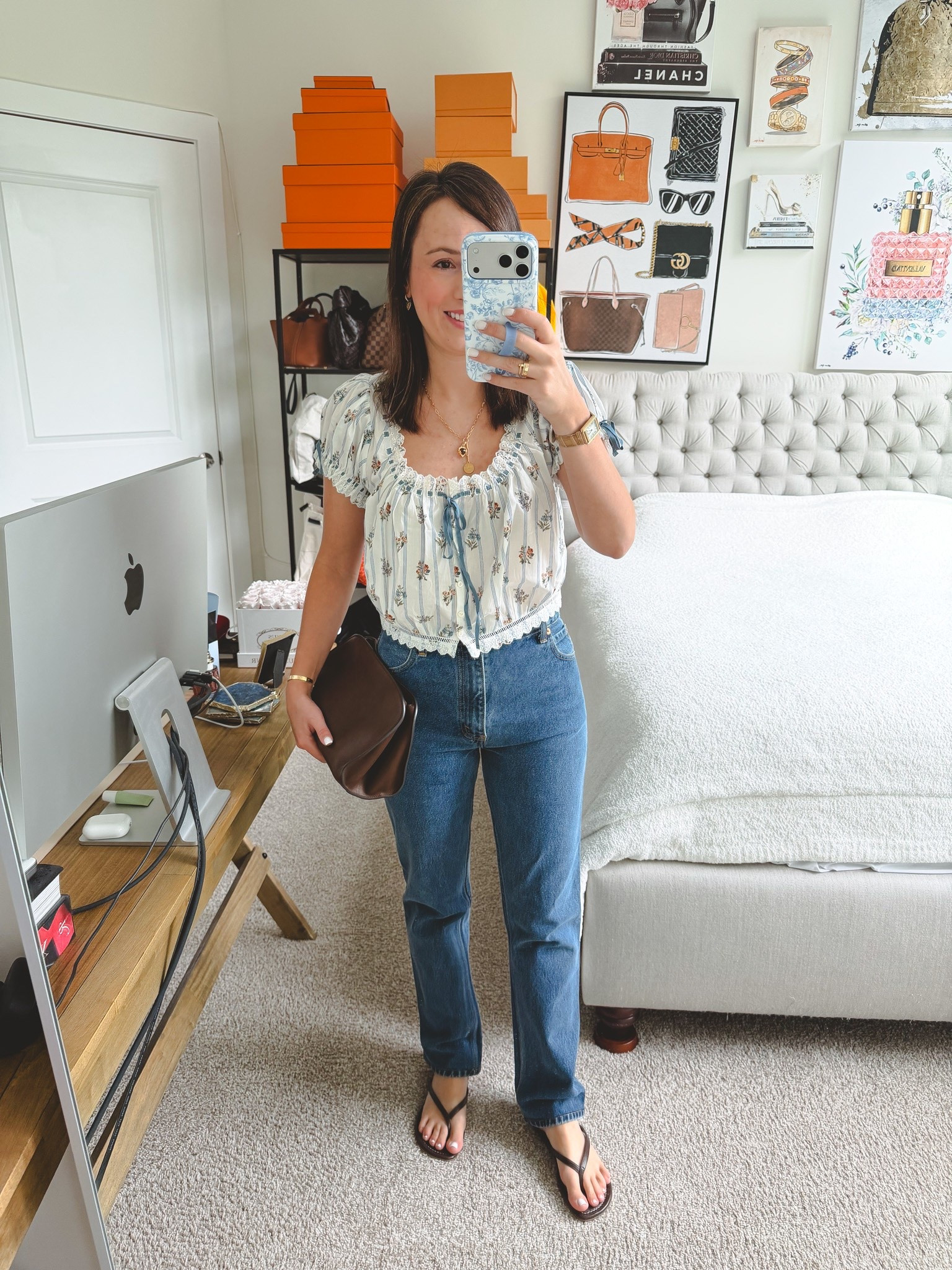 Doen blouse with vintage Levi’s!

#LTKootd #LTKSeasonal