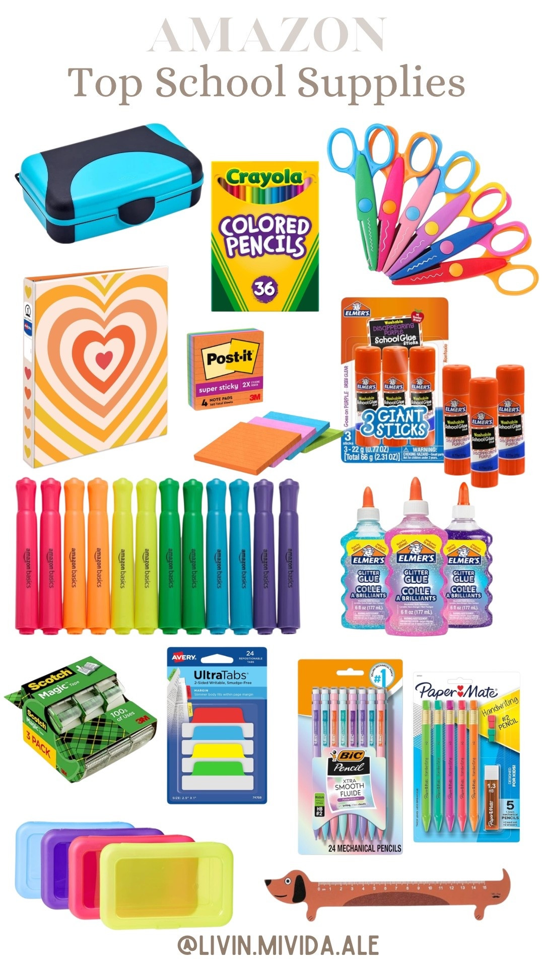 Top school supplies ✒️✏️

#amazon #backtoschool #schoolsupplies #bestsellers

#LTKmomlife #LTKKids #LTKSeasonal