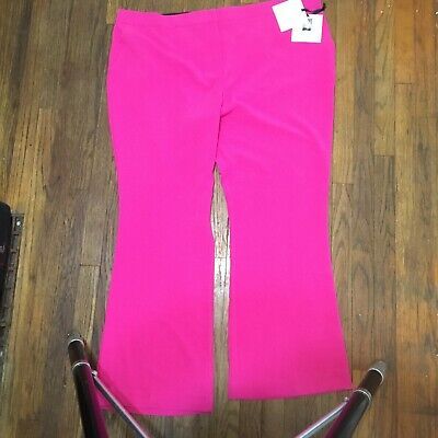 Victoria Beckham for Target Womens 26 Hot Pink Flared Trousers New with Tags | eBay AU