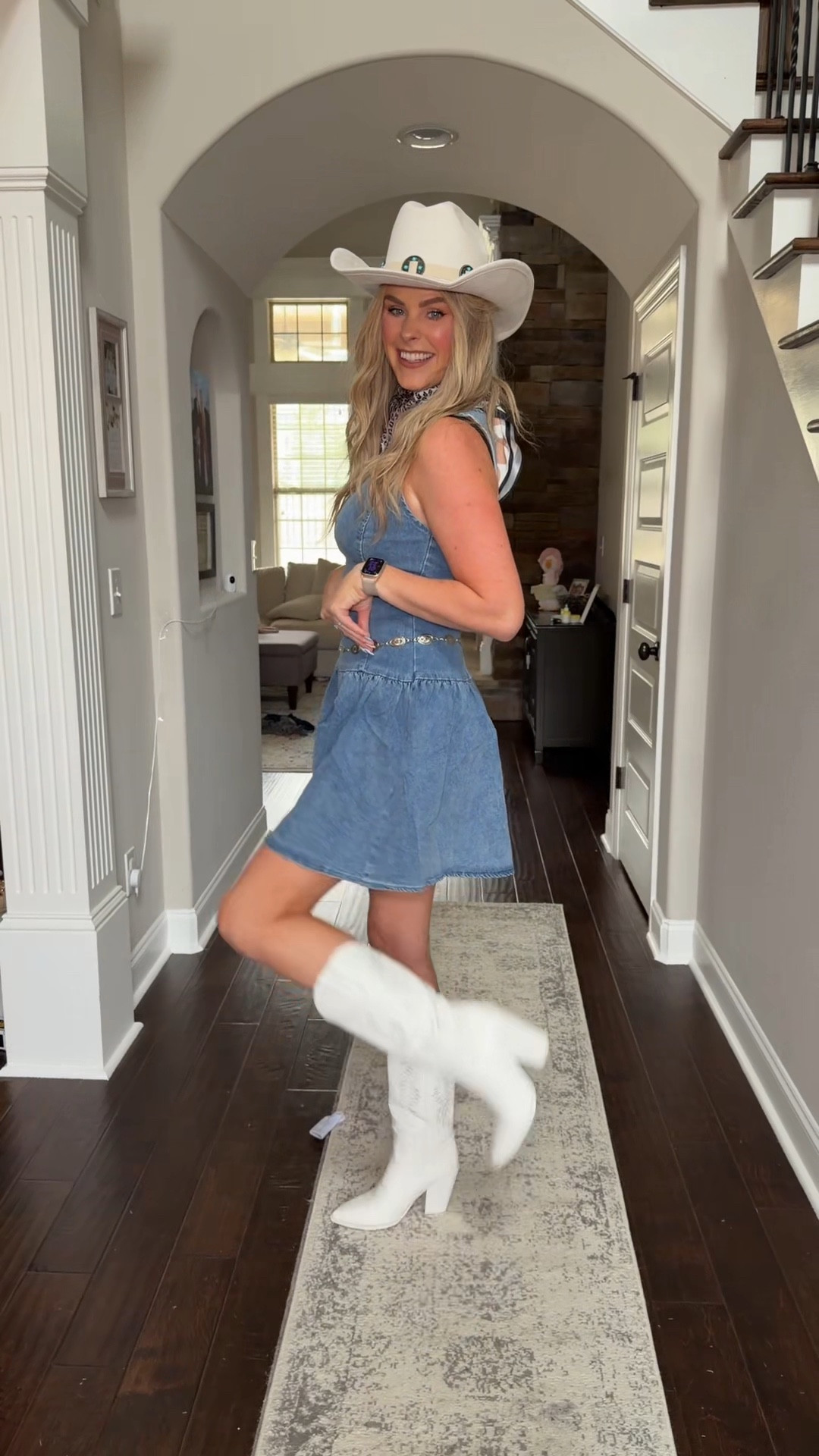 I might be a little biased, but I think this is the cutest outfit ever! What do you think? Let me know in the comments!

Use code COURT20 for 20% off for the hat and belt!

Comment “OUTFIT” if you want the links!

#ltkfindsunder50 #countryconcert #countryoutfit #countryconcertoutfit #amazonfashionfinds 