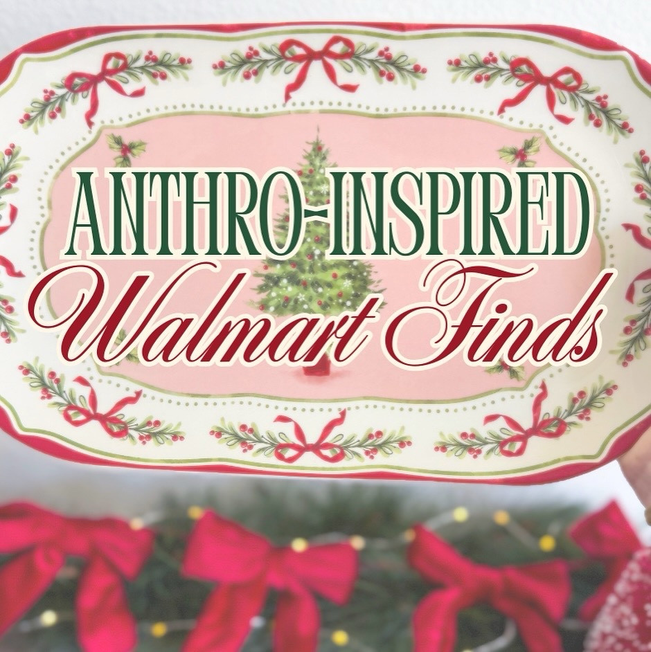 Anthro inspired Walmart finds 
Christmas holiday decor 

#LTKHome #LTKFindsUnder50 #LTKSeasonal