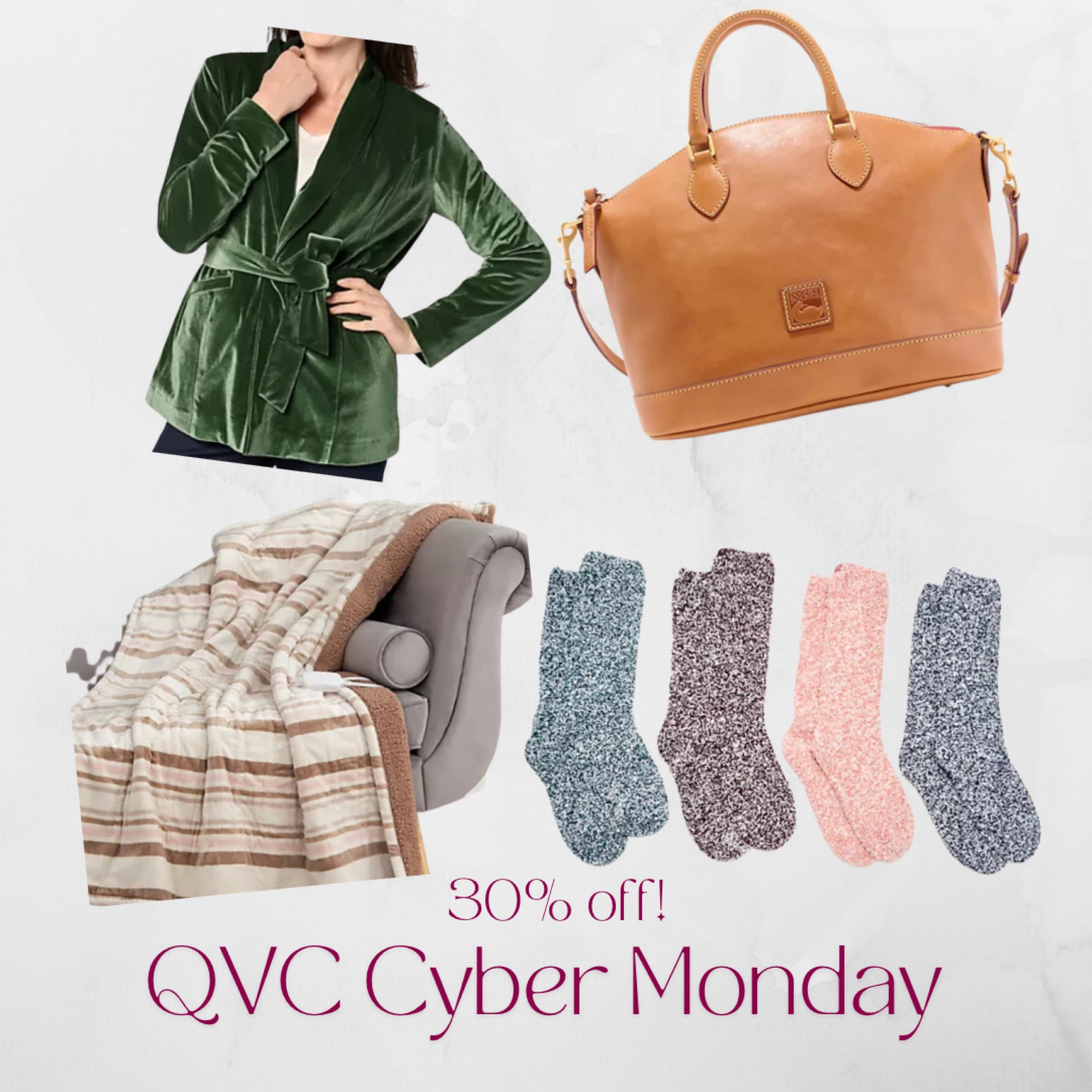 Cyber Monday at QVC. These items are all at least 30% off, and that Dooney and Bourne purse is gorgeous  

#LTKItBag #LTKGiftGuide #LTKCyberWeek