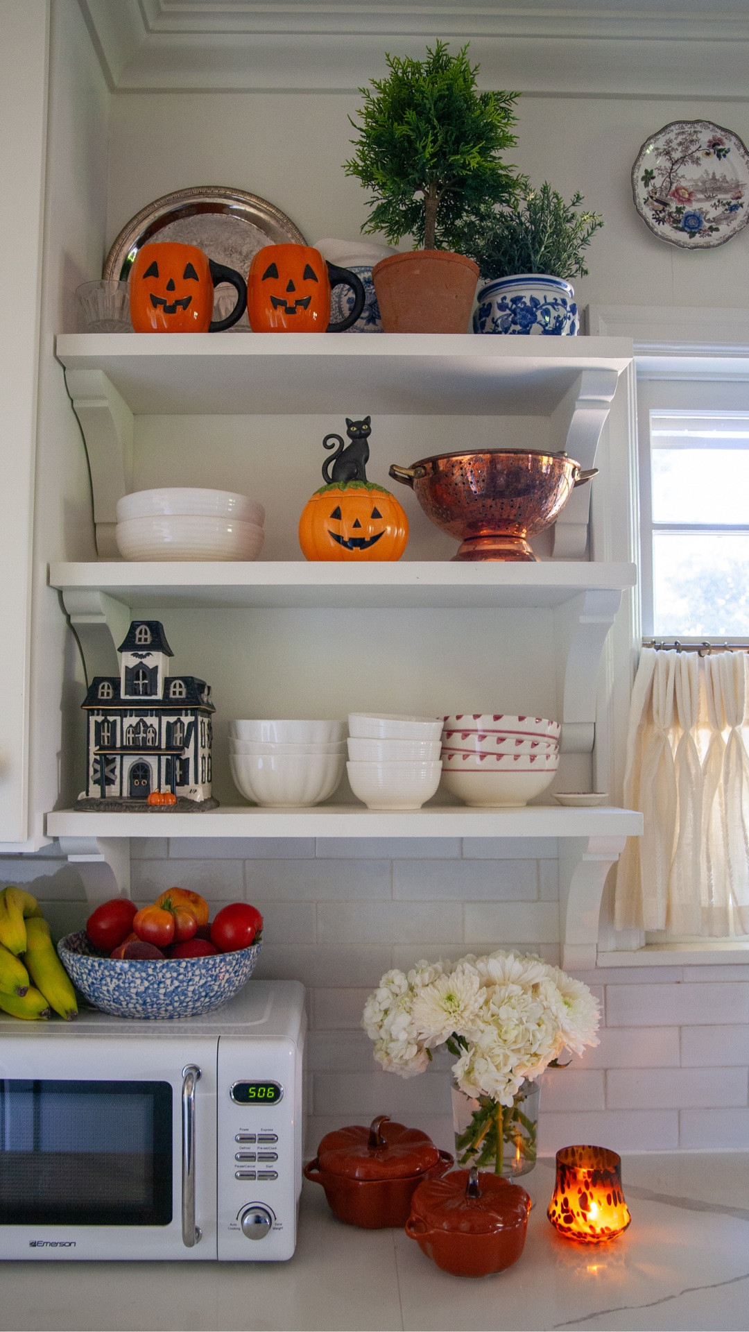 Actually can’t believe how excited I am about these Halloween decorations! I don’t normally do much for Halloween because I don’t like anything gross or scary, or too heavy on the orange… Really rules out a lot of the options. But the kids love it! I think my favorites are the mini ghost string lights in front of the house! I found all of these non-tacky pieces at @birchlane. 

Also, please don’t tell me it’s too early for Halloween decorations… I’m just proud. I’m doing them this year! ￼

#LTKHome #LTKSeasonal #LTKmomlife