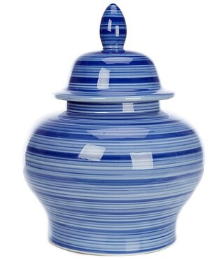 x Mrs. Southern Social Striped Ginger Jar | Dillards