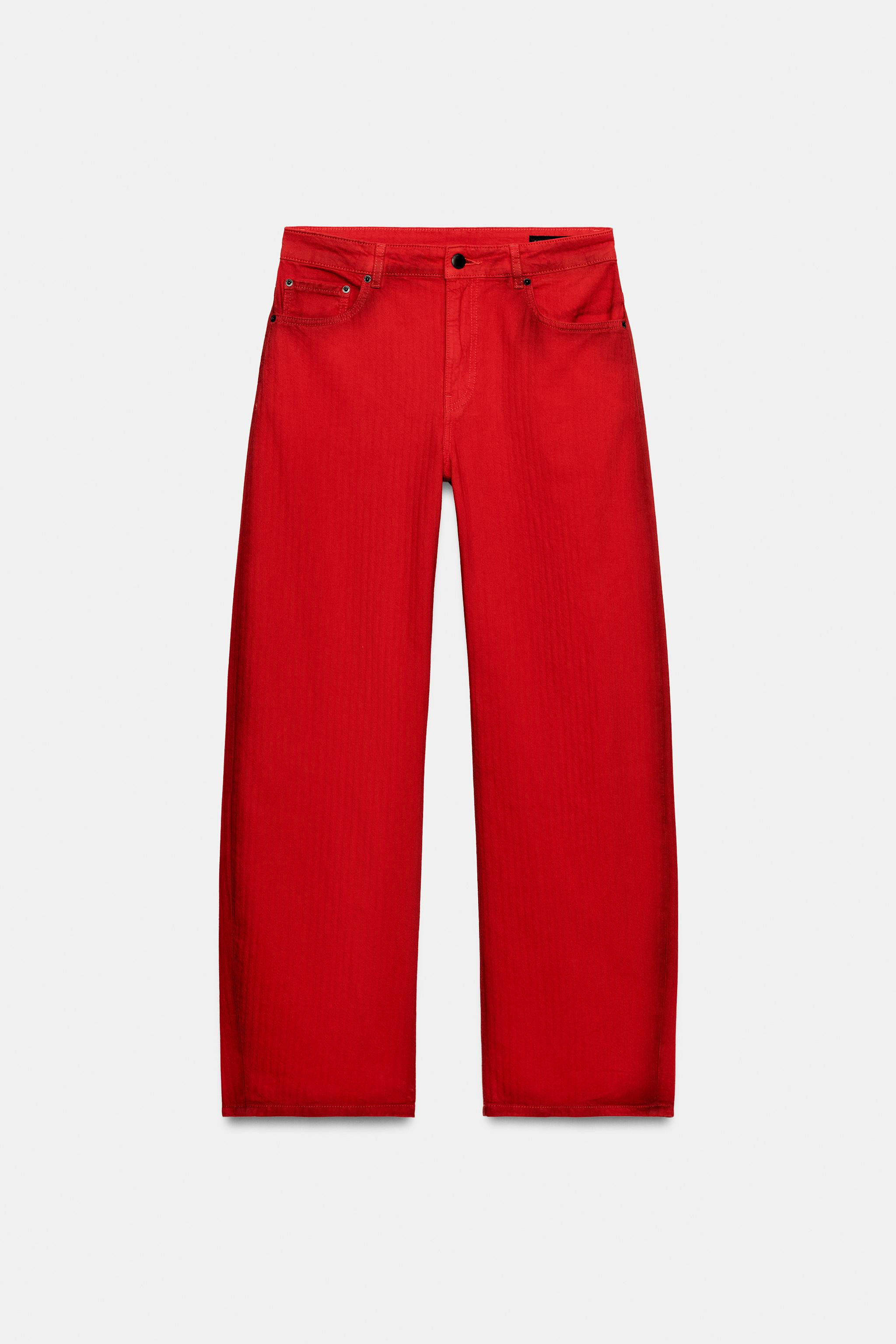 ZW COLLECTION LOW RISE WIDE LEG JEANS | Zara US