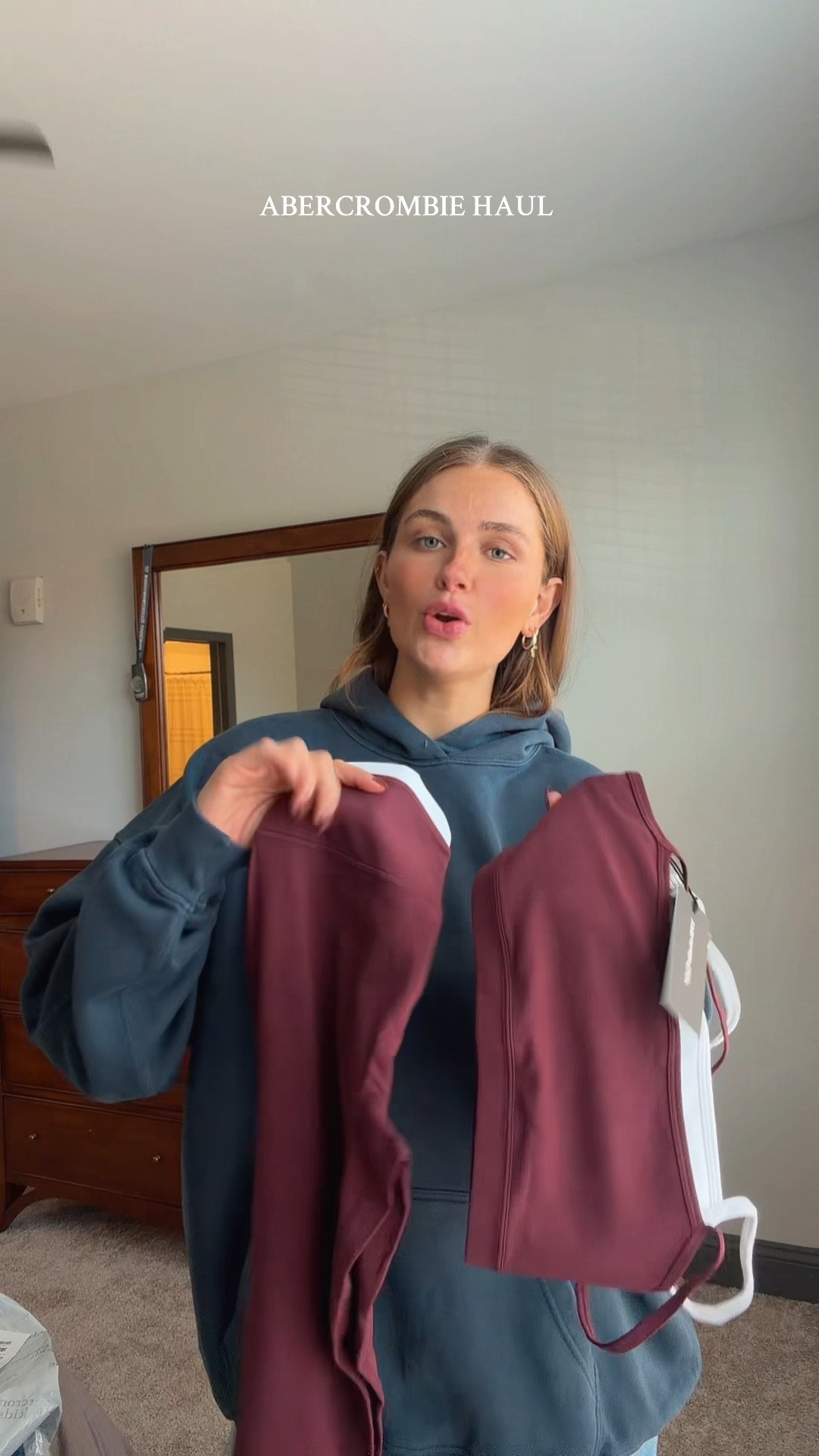 abercrombie haul!! 
i got the color sapphire size XL in the hoodie and size M in the set 🤍

#LTKActive #LTKStyleTip #LTKFindsUnder100