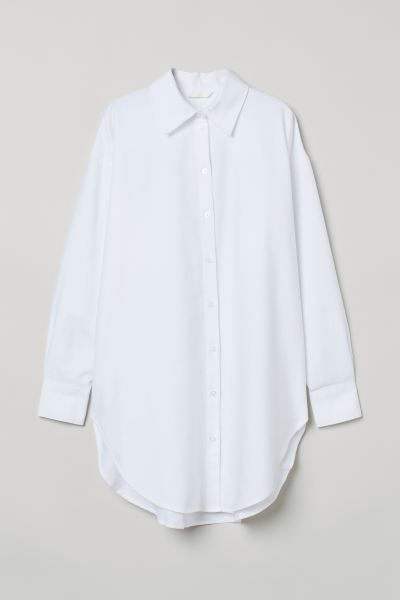 Long Oxford shirt | H&M (UK, MY, IN, SG, PH, TW, HK)
